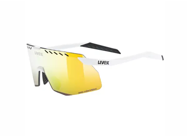 Uvex Pace Stage ColorVision Small glasses White Matt/Mirror Yellow