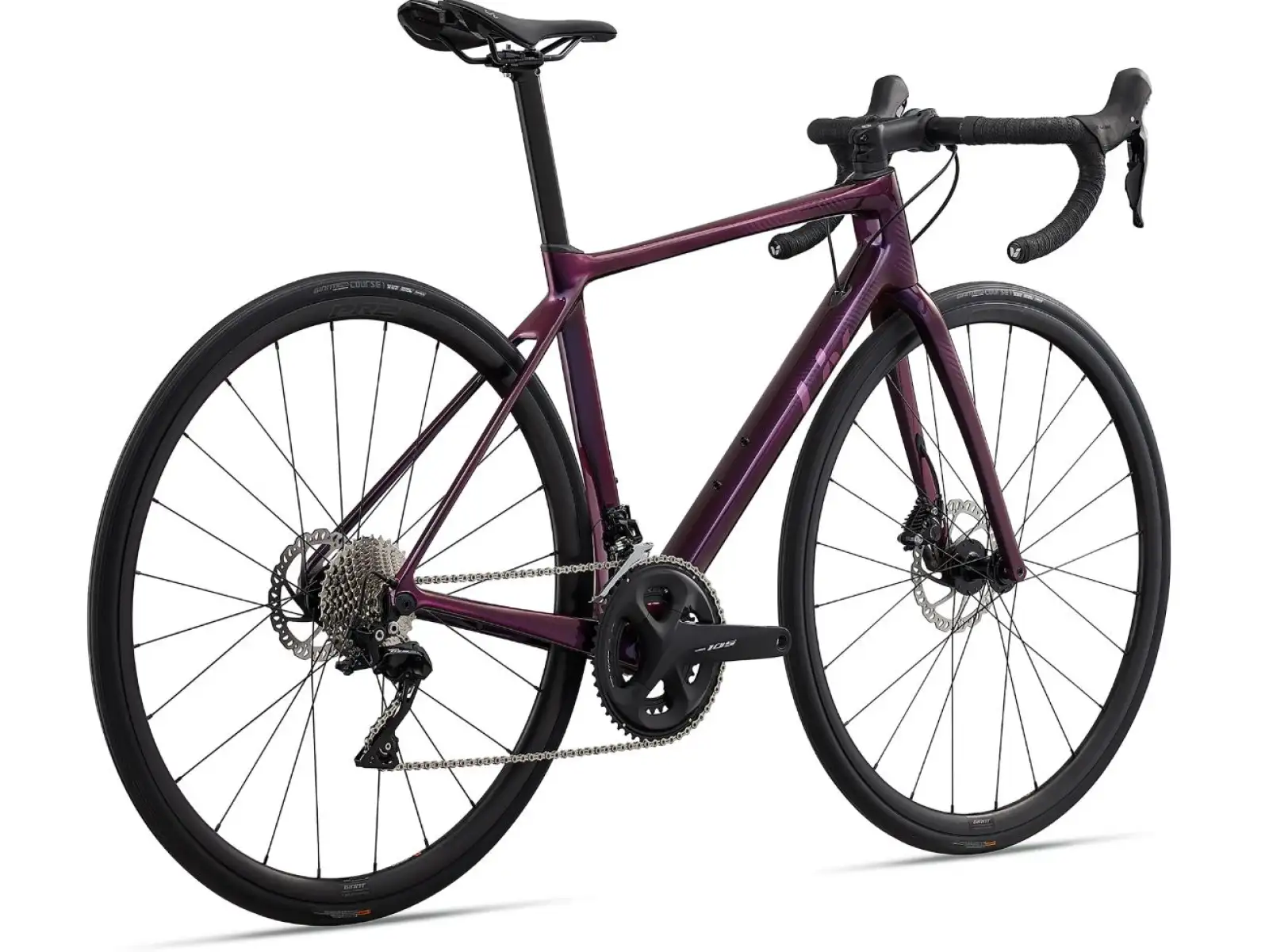 Liv Langma Advanced 2 Disc road bike chameleon purple