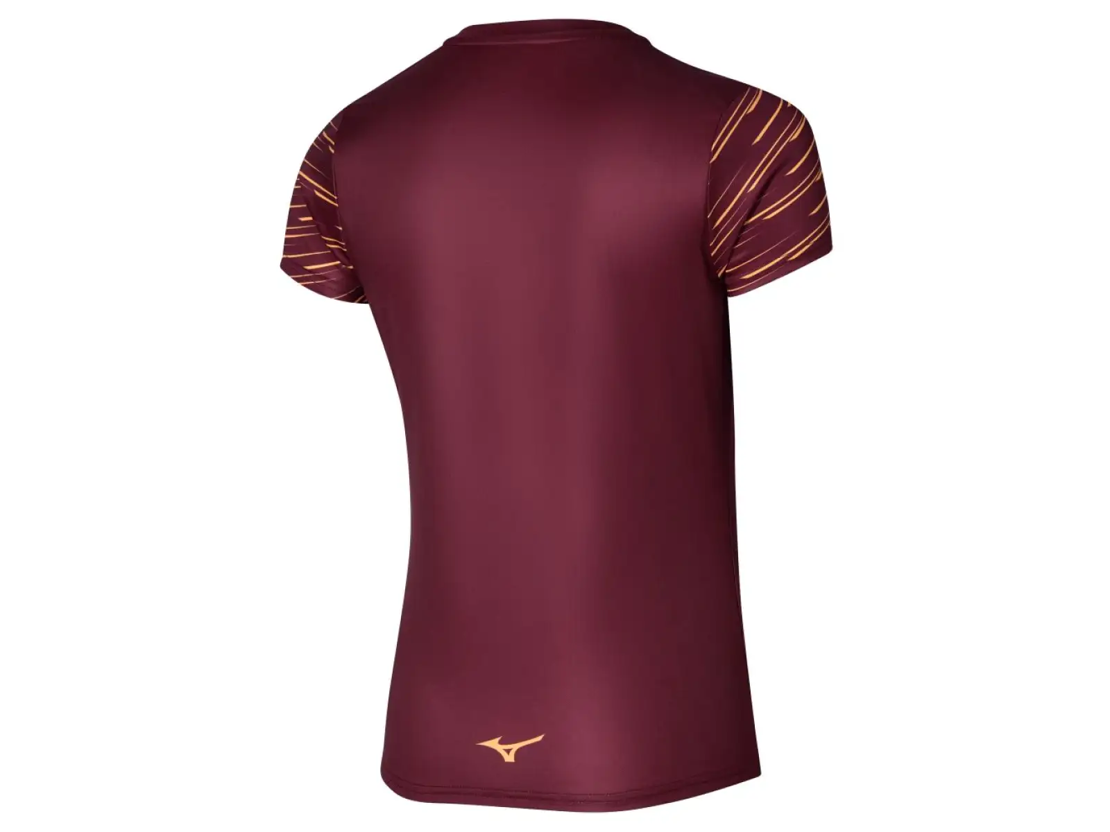 Mizuno Graphic Tee women's running shirt cabernet