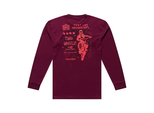 Troy Lee Designs Friday Night men's jersey long sleeve Sangria
