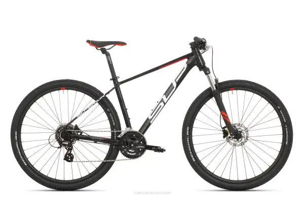 Superior XC 819 Matte Black/White/Team Red mountain bike