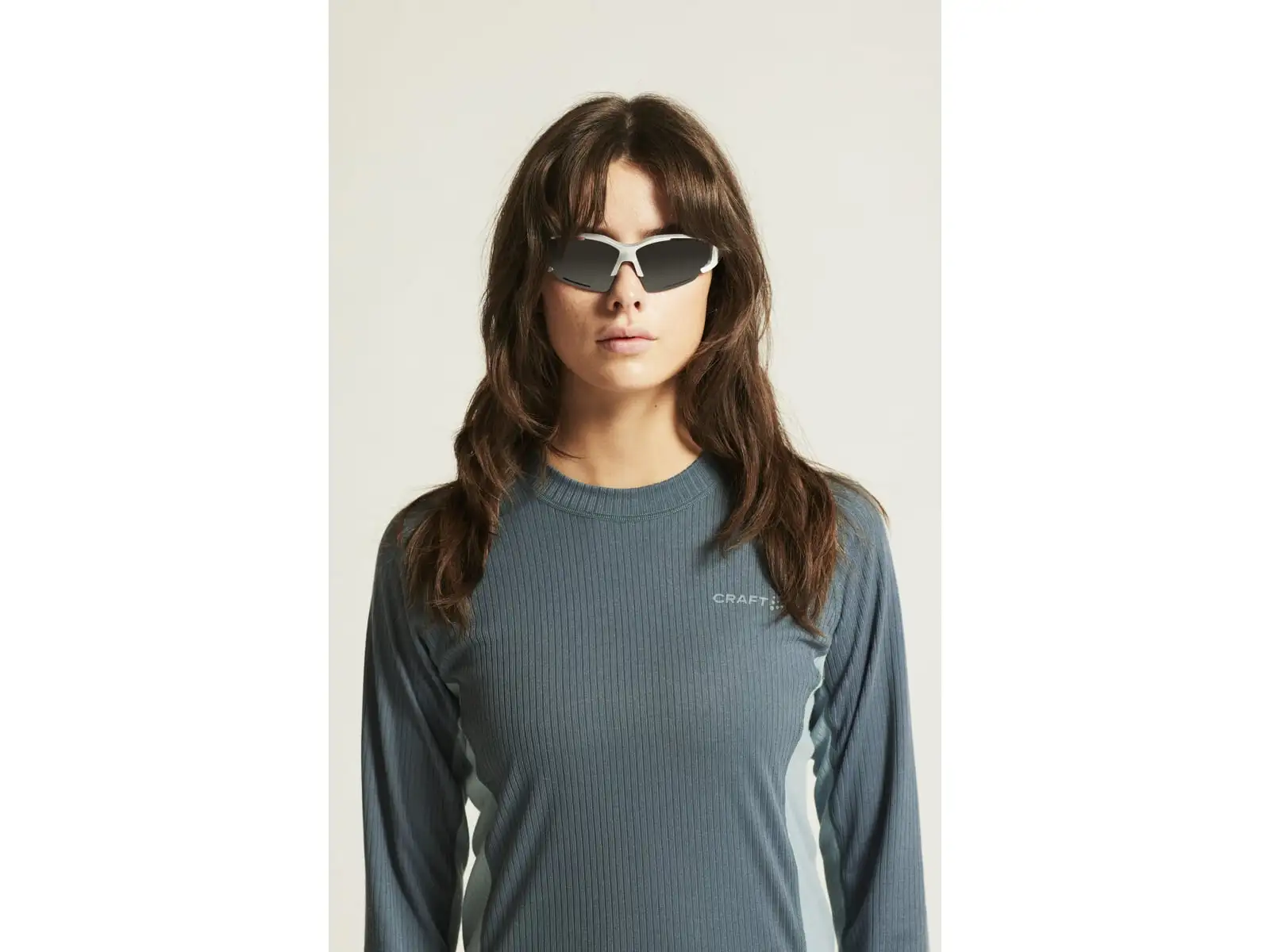 Craft Core Dry Baselayer women's set long sleeve shirt+pants blue