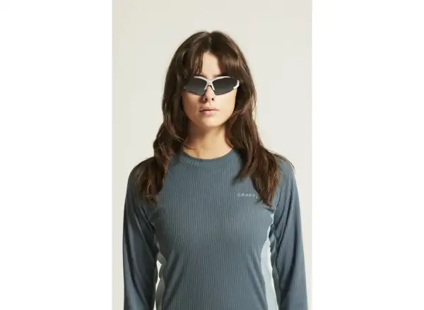 Craft Core Dry Baselayer women's set long sleeve shirt+pants blue