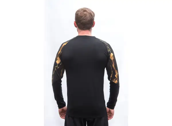 Sensor Merino Impress men's long sleeve shirt black/cosmos