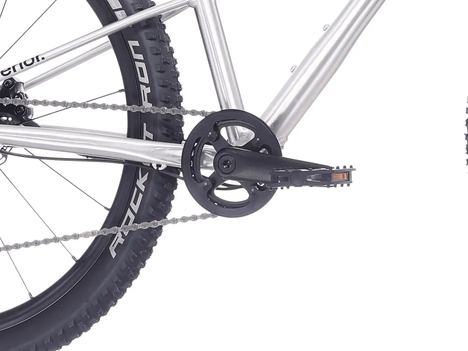 Superior TEAM 24 kids bike Gloss Brushed Alu / Rainbow Black
