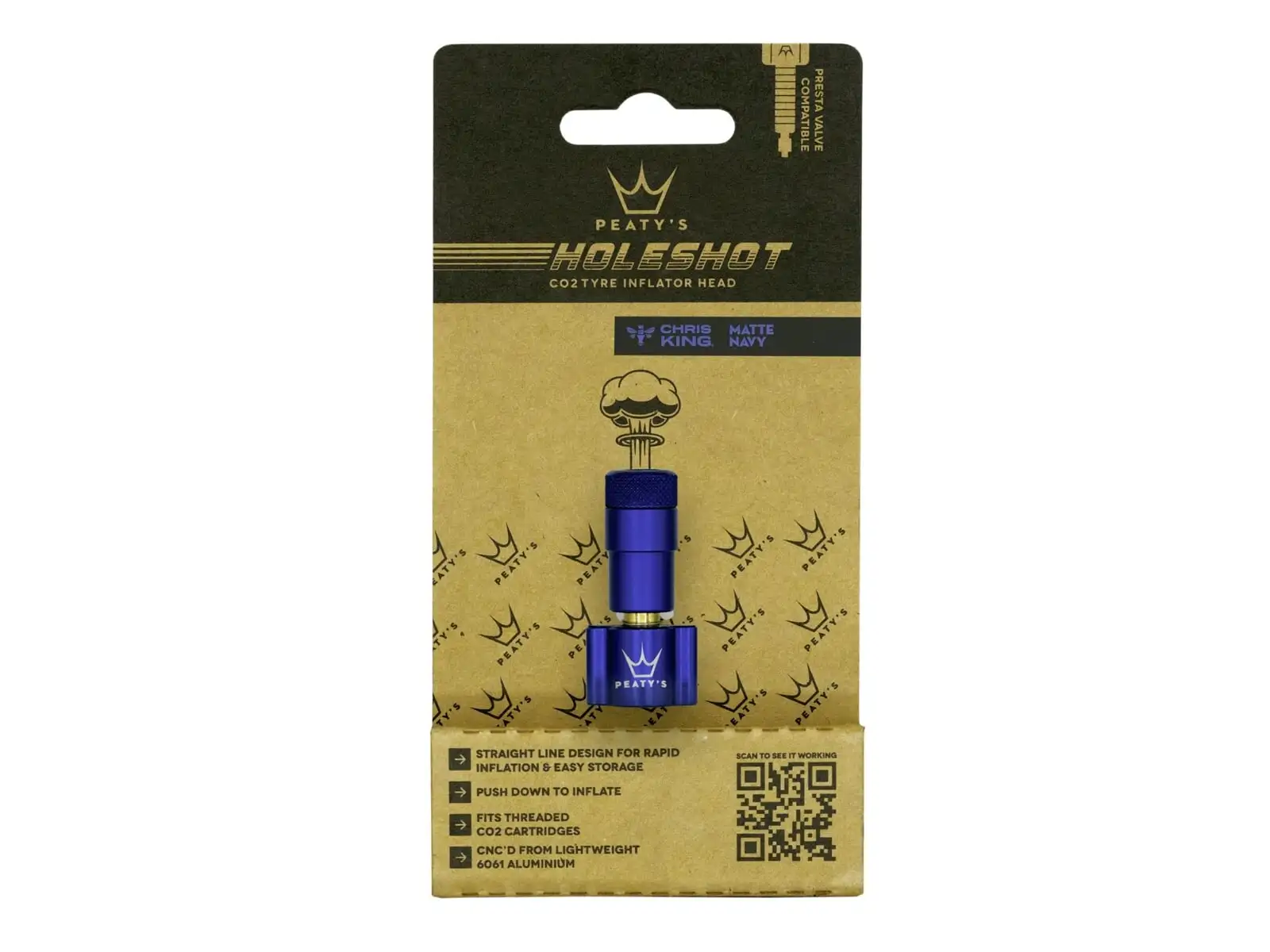 Peatys Holeshot CO2 pump head Navy