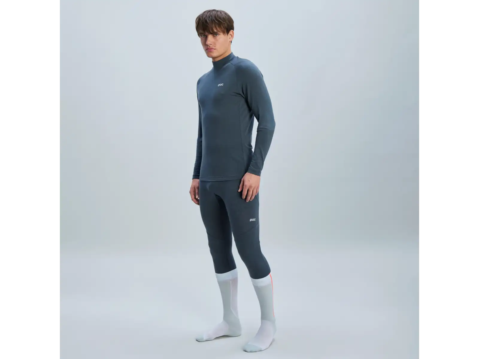 POC Layer Merino men's base shirt long sleeve Sylvanite Grey