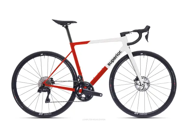 Superior RR 9.4 road bike Gloss Red / White