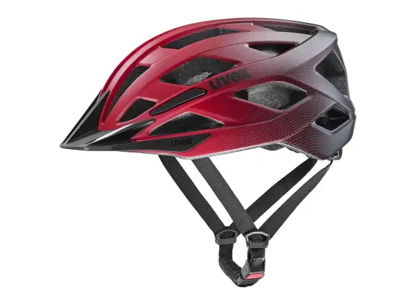 Uvex I-vo 2 helmet Red/Black Matt
