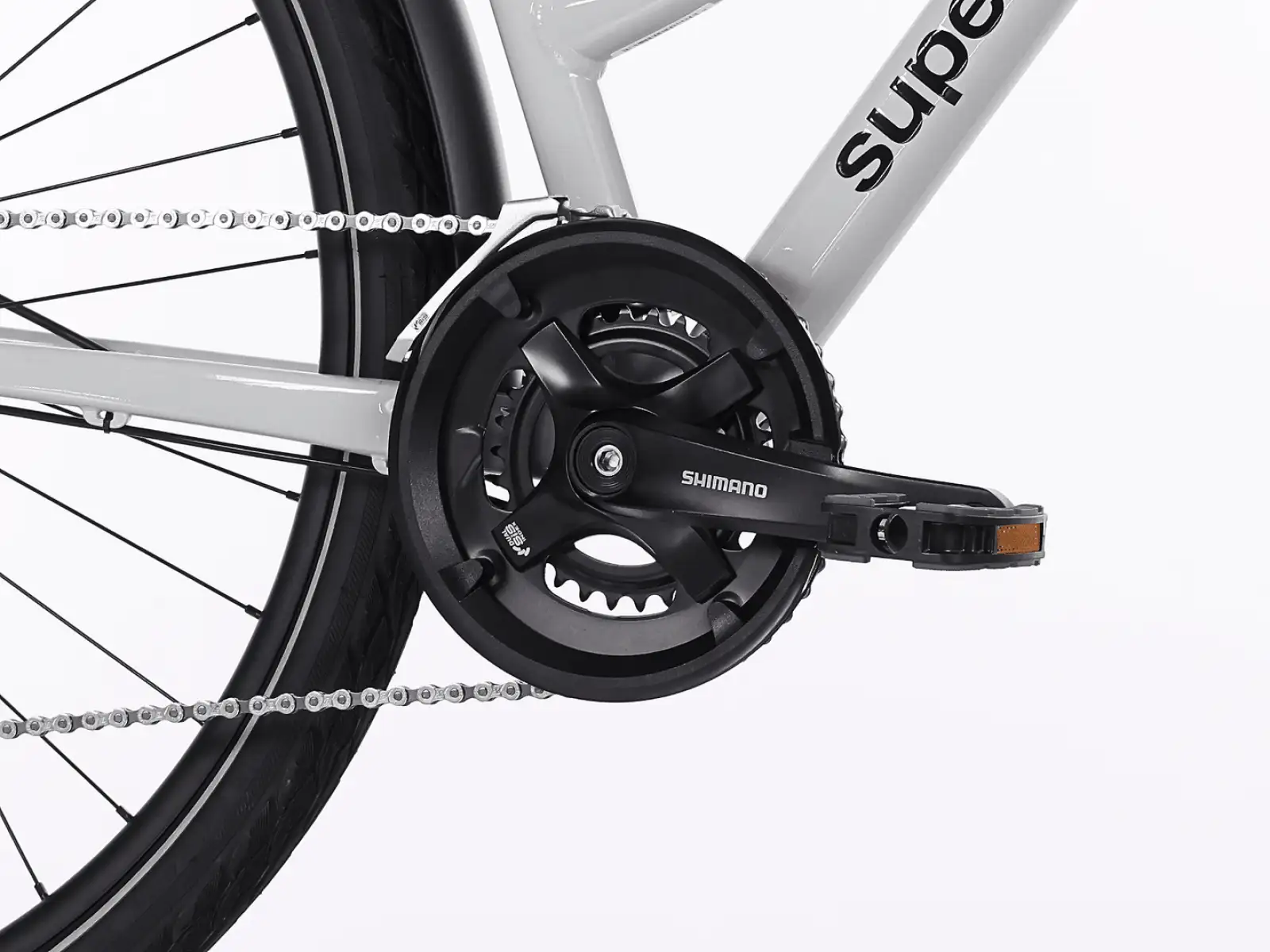 Superior Blox 6.2 T MS city bike Gloss Grey