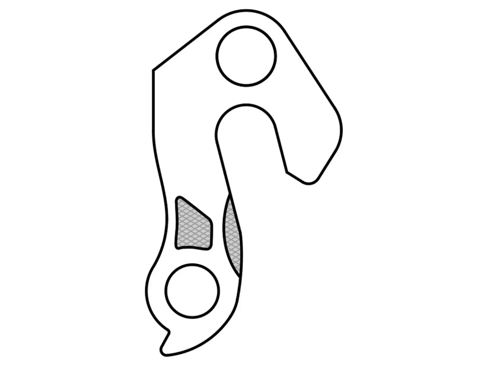 Union GH-258 derailleur hanger Stevens, Corratec