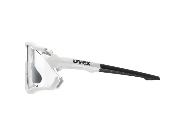 Uvex Sportstyle 228 Variomatic cycling glasses White Mat/LTM. Silver