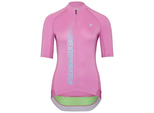 Silvini Mazzana women's jersey short sleeve Blush/Green