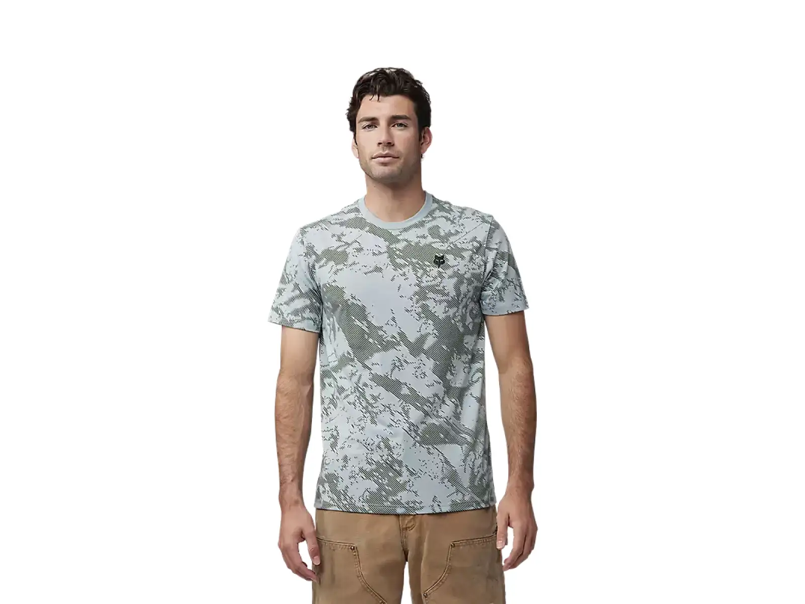 Fox Gravel Tech men's jersey short sleeve Gunmetal