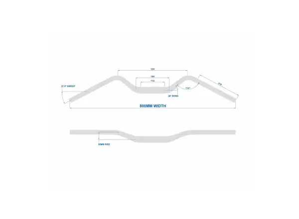 Ritchey Classic Kyote 800 mm handlebars