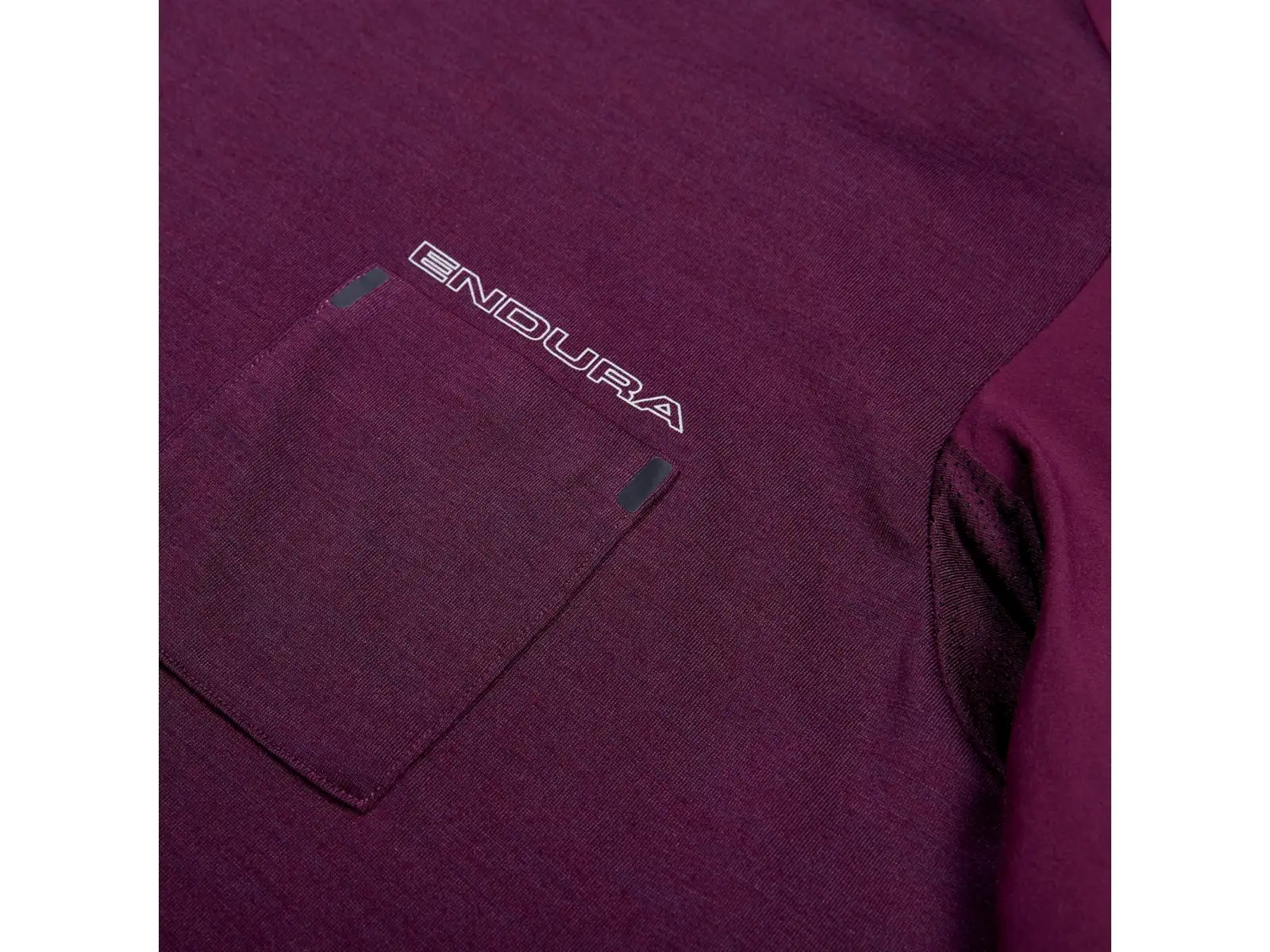 Endura GV500 Foyle men's jersey short sleeve Aubergine