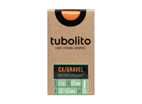 Tubolito S-Tubo CX/Gravel tube 32-50/584-622 mm gal. valve black