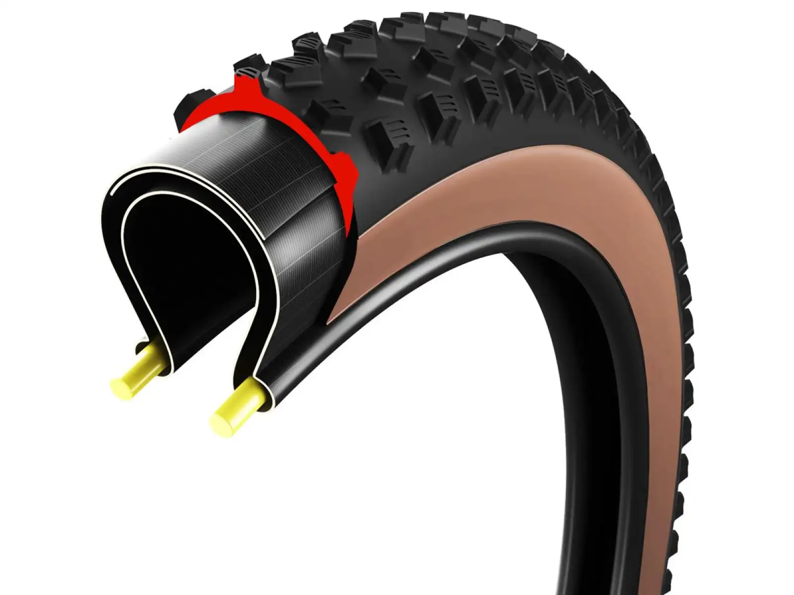 Vittoria Torrente 29x2.4 XC Race G2.0 MTB tire kevlar Brown/Black