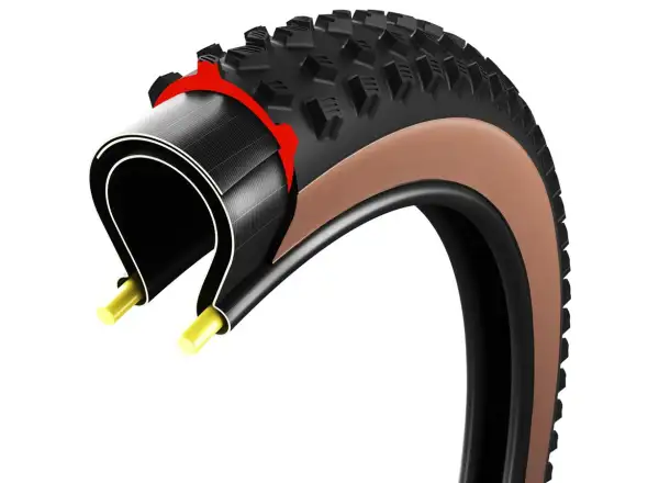 Vittoria Torrente 29x2.4 XC Race G2.0 MTB tire kevlar Brown/Black