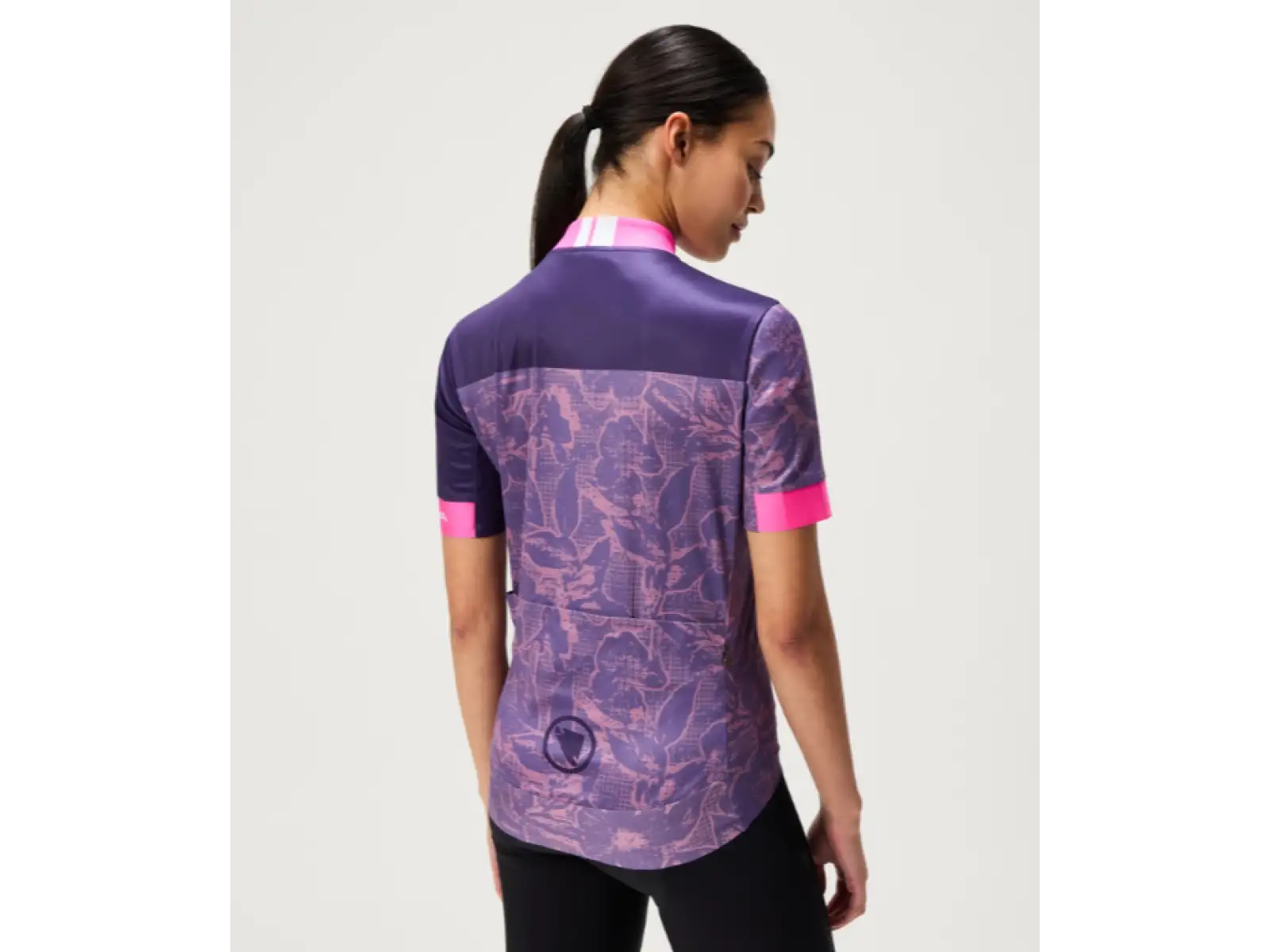 Endura FS260 Floral women's jersey short sleeve Bramble
