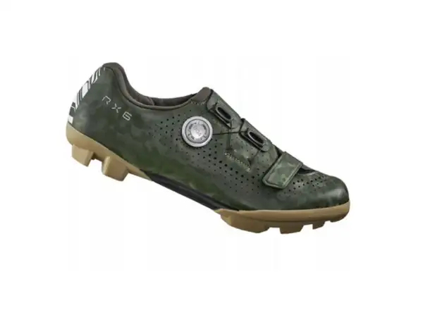 Shimano SH-RX600 Wide Gravel Cycling Shoes Men Olive