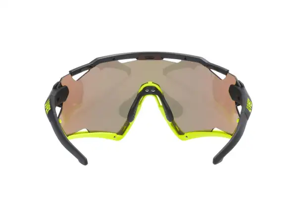 UVEX Sportstyle 228 glasses Black Lime Mat / Mirror Yellow (Cat. 3)