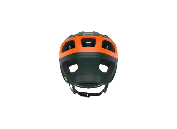 POC Cularis Pure MTB helmet Pargasite Green Matt/Fluorescent Orange Matt