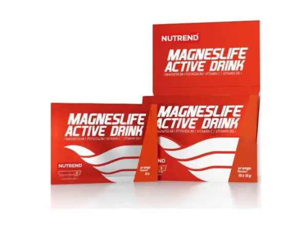 Nutrend Magneslife Active Drink Pack of 10 pcs 15 g Orange