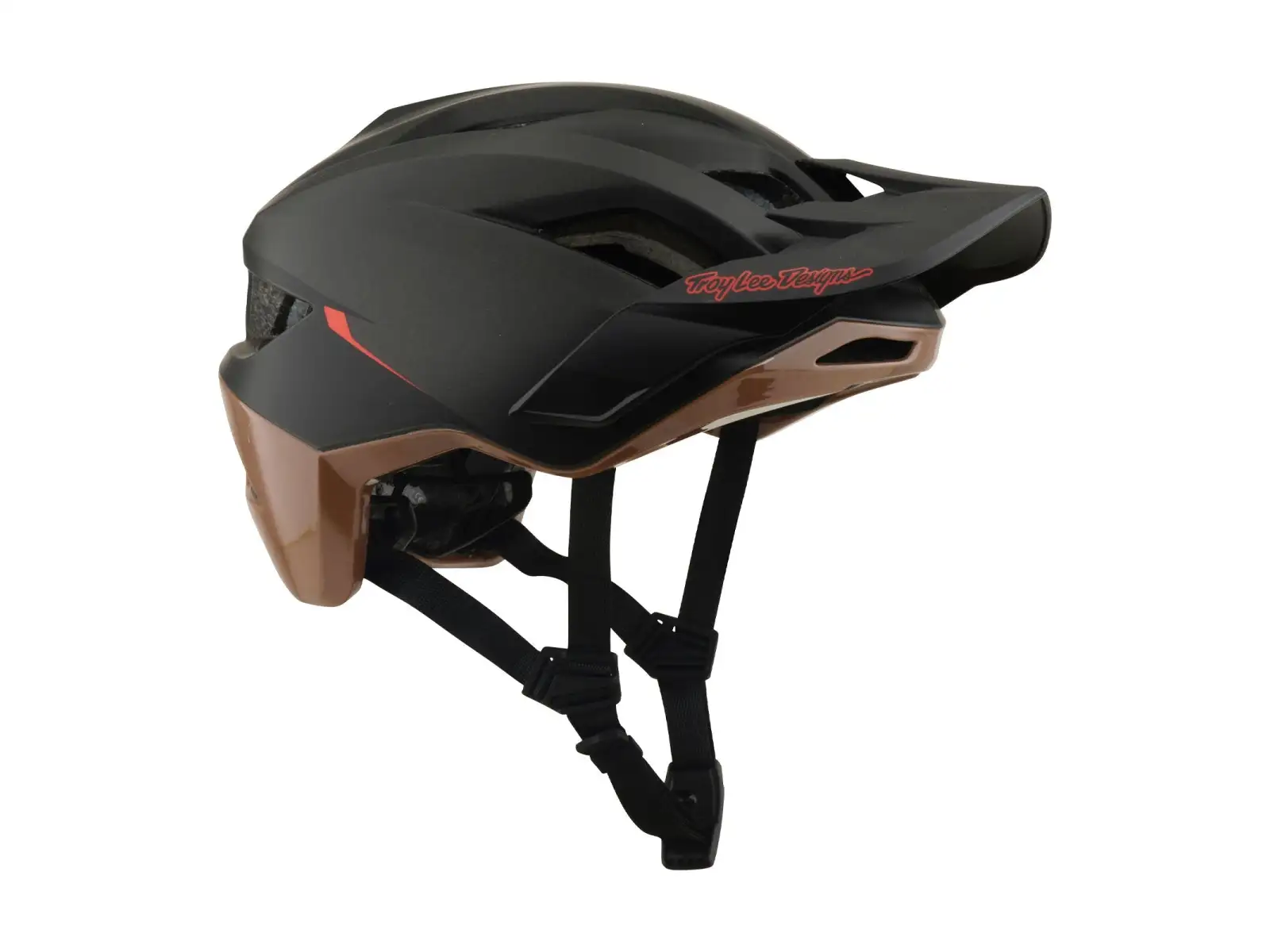 Troy Lee Designs Flowline SE MIPS helmet Stacks Charcoal/Sienna