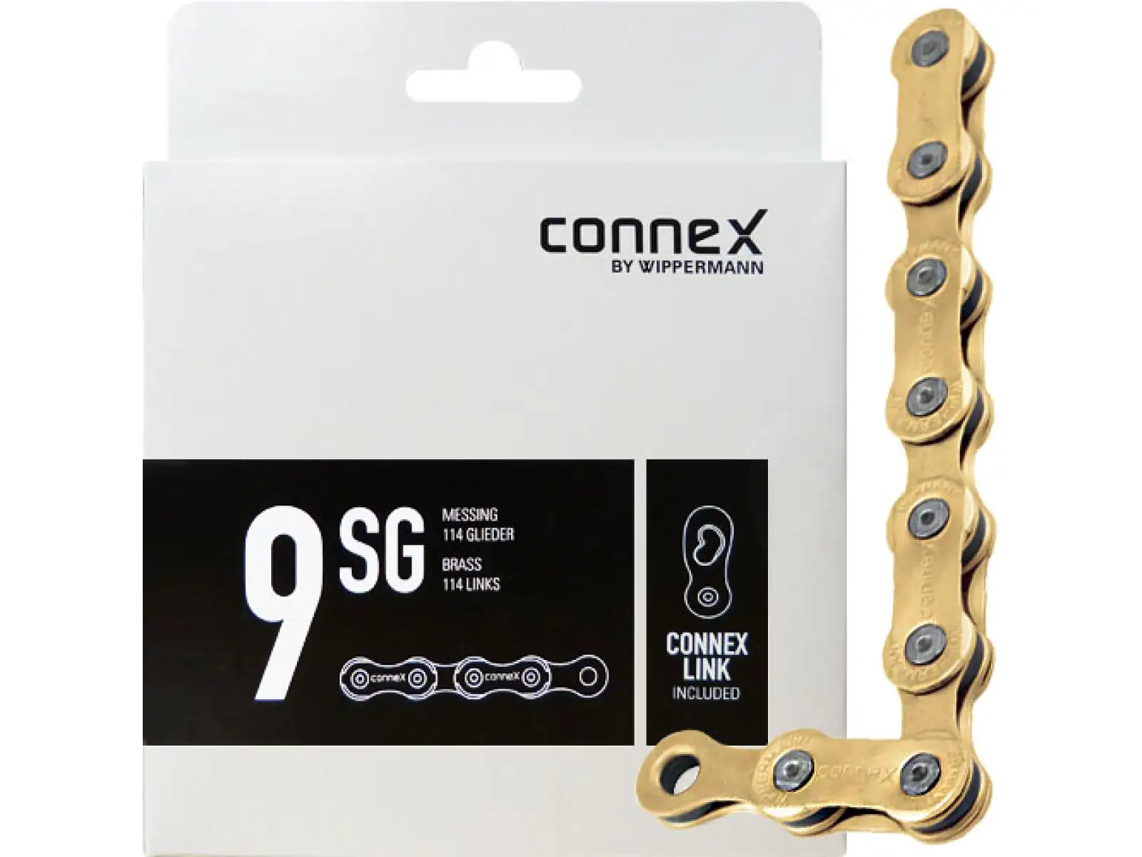 Connex 9sG gold chain 114 links