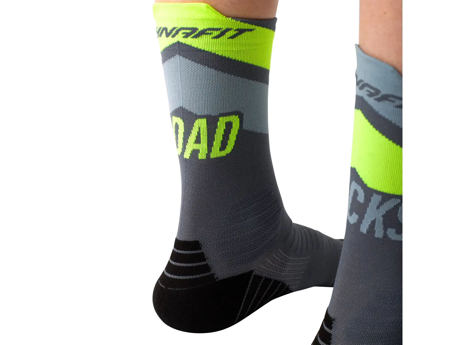 Dynafit Ultra Crew running socks Cinder/Ultra Yellow
