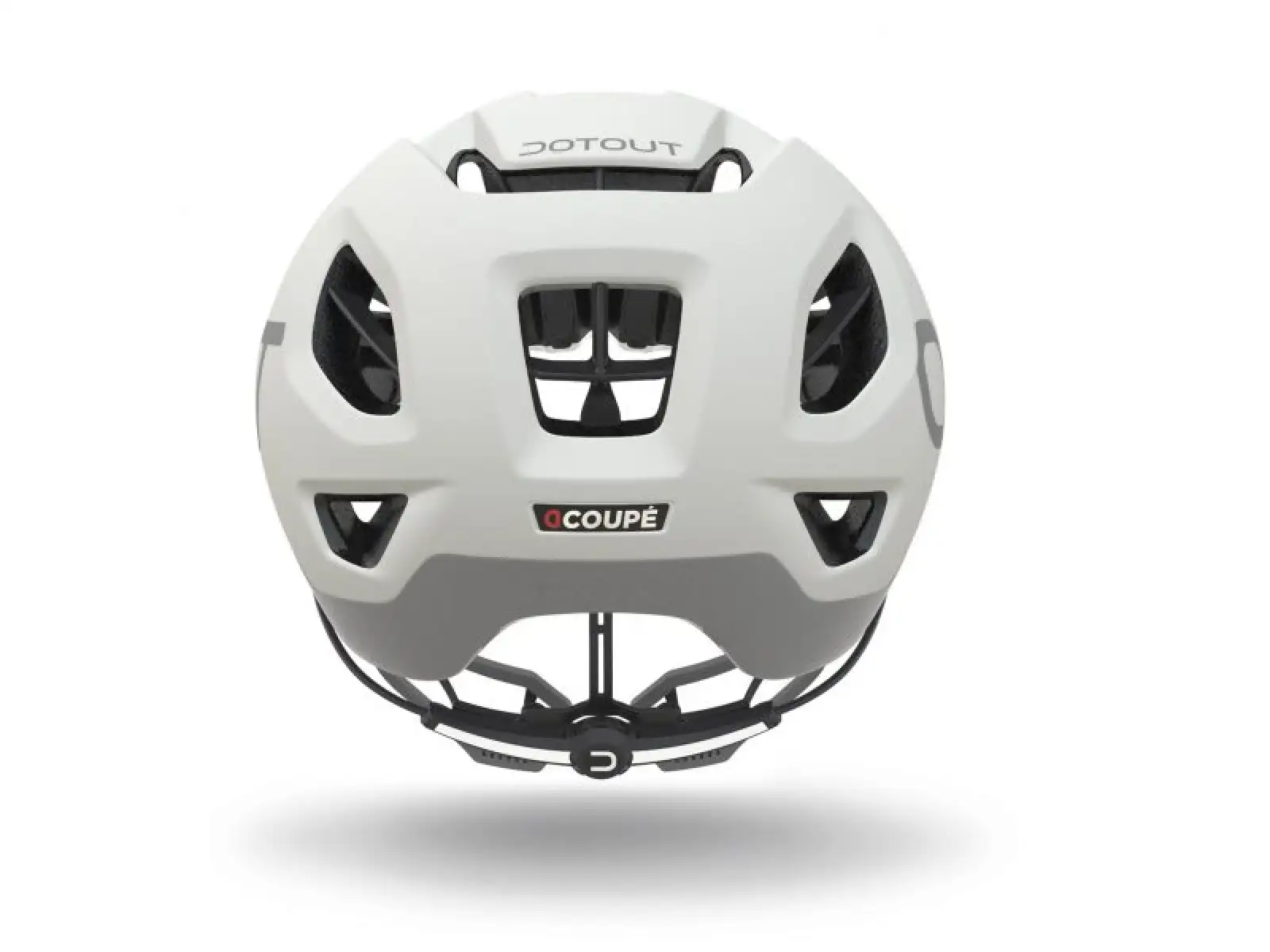 Dotout Coupé Pro helmet Pearl Matt White/Shiny Light Grey