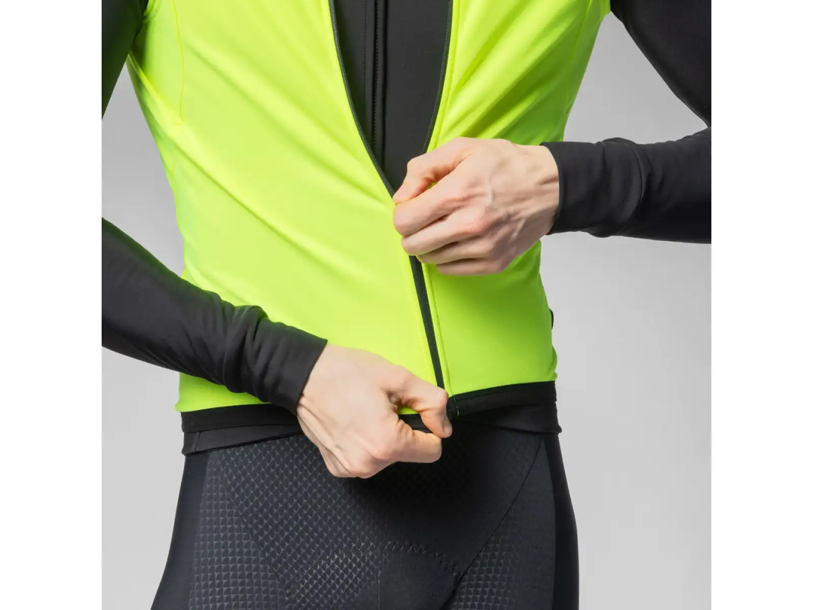 Alé PR-E Thermo 2.0 men's cycling vest Fluo Yellow
