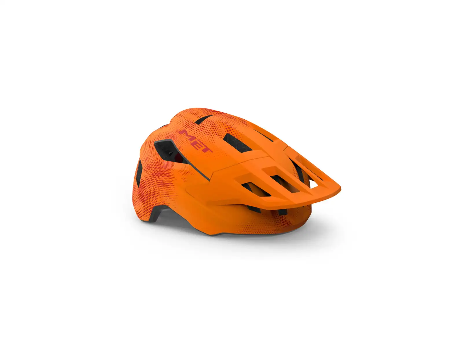MET Shelter Youth children's helmet Orange Red