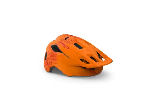 MET Shelter Youth children's helmet Orange Red