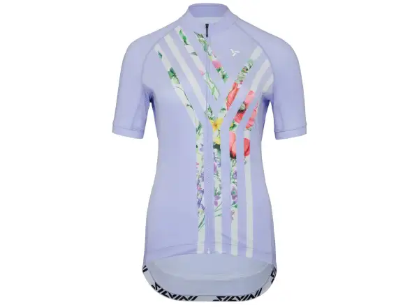Silvini Calnia women's jersey short sleeve Lilac/White