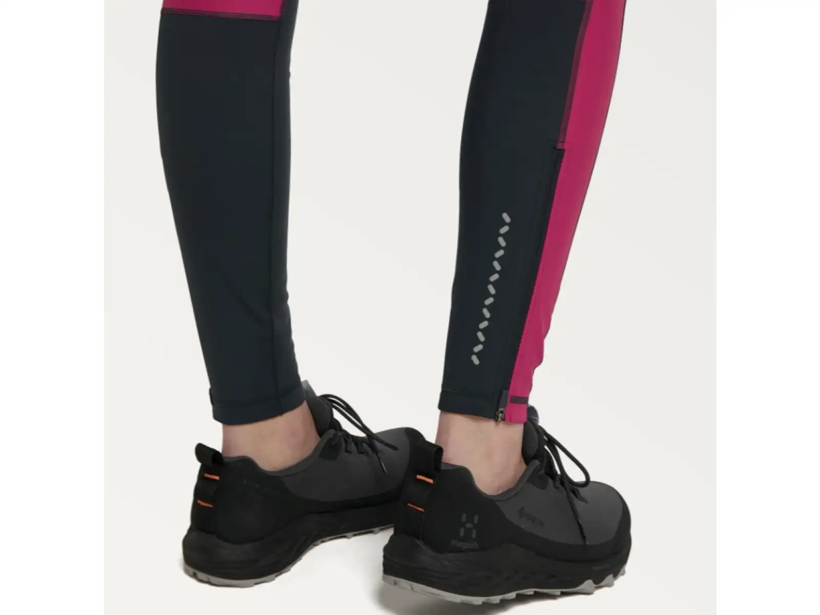 Haglöfs L.I.M Winter women's stretch pants dark grey/pink