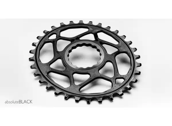 Absolute Black OVAL Race Face Cinch 6mm chainring, 32T.