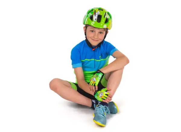 Etape tiny children's cycling gloves short green