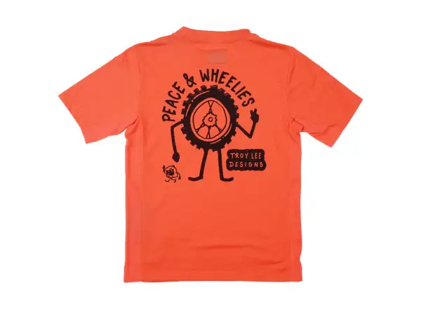 Troy Lee Designs Skyline Ride Tee kids jersey short sleeve P&W Melon