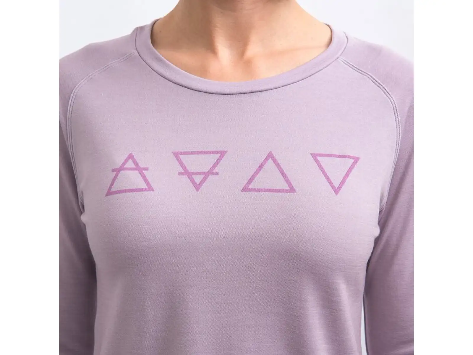 Sensor Merino Blend Elements women's long sleeve shirt Mystic Violet