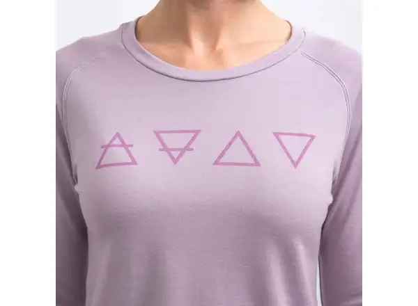 Sensor Merino Blend Elements women's long sleeve shirt Mystic Violet
