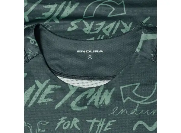 Endura Singletrack men's jersey long sleeve Carbon Grey