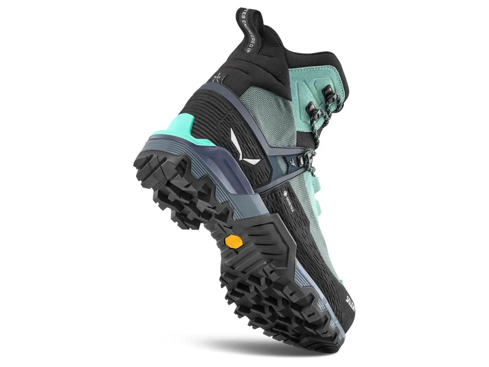 Salewa Mountain Trainer 3 Tech Mid GTX women's hiking boots Willow/Orion Blue