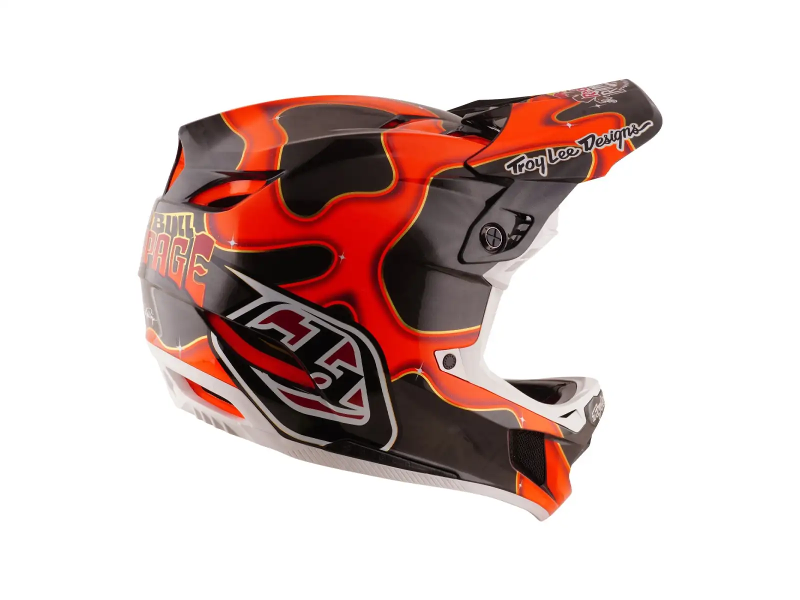 Troy Lee Designs D4 Carbon Red Bull Rampage helmet Dreamland Black