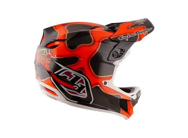 Troy Lee Designs D4 Carbon Red Bull Rampage helmet Dreamland Black