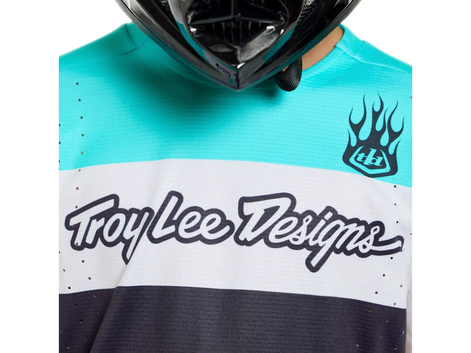 Troy Lee Designs Youth Sprint Pro kids jersey long sleeve Yo Moto Carbon