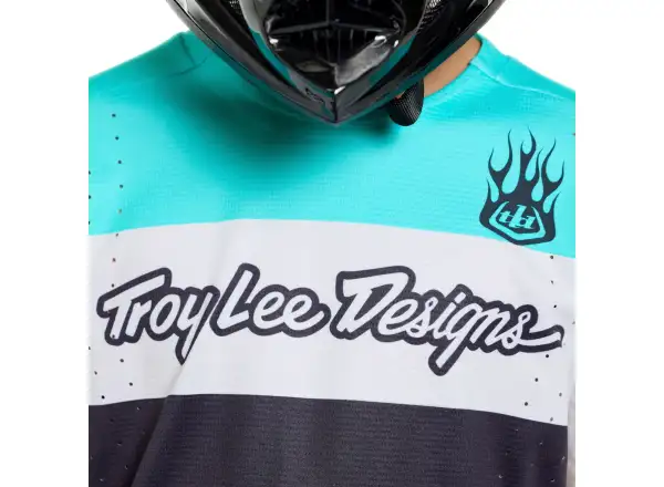 Troy Lee Designs Youth Sprint Pro kids jersey long sleeve Yo Moto Carbon