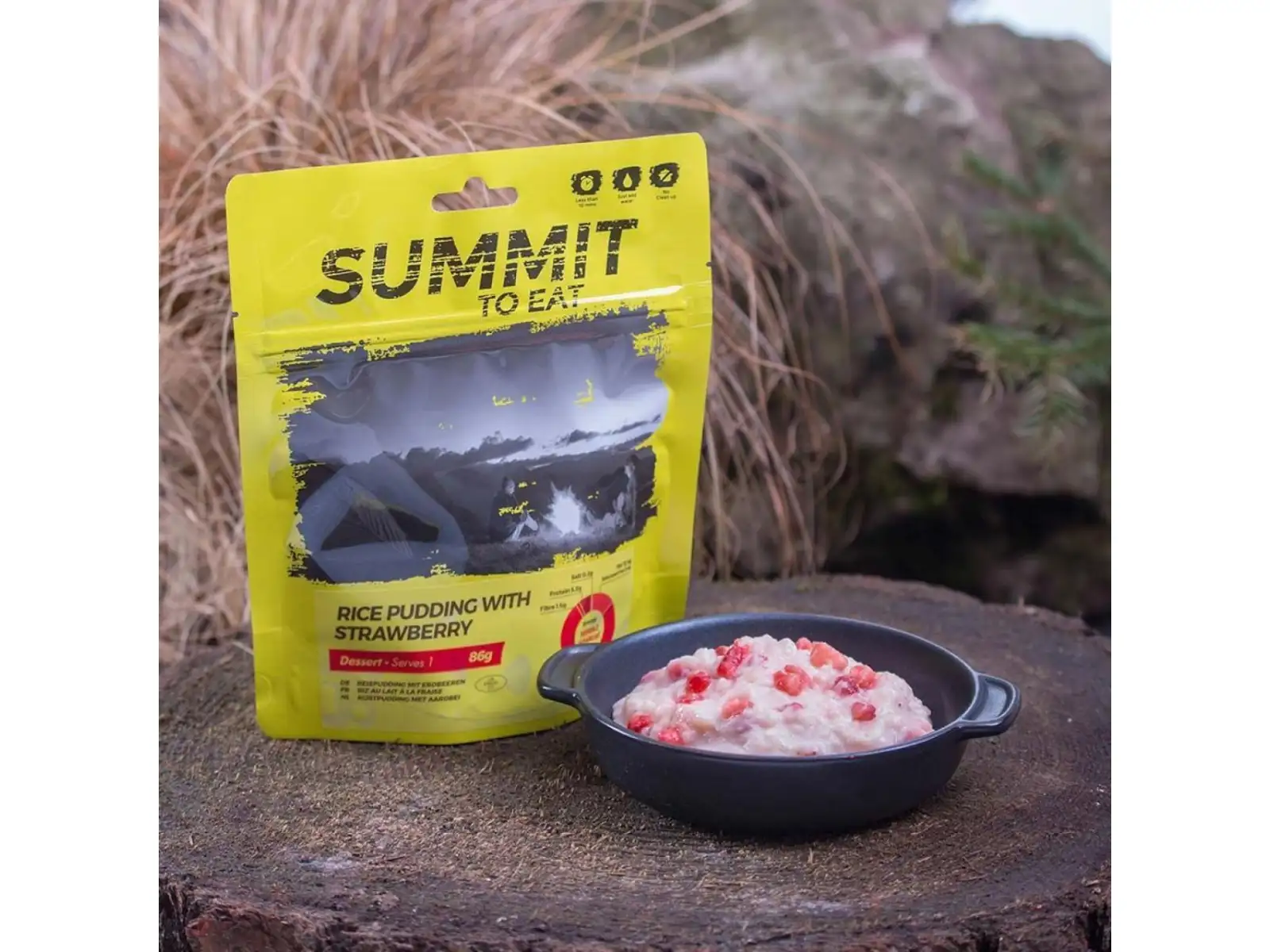 Summit To Eat dehydrated food Rice pudding with strawberries 90 g