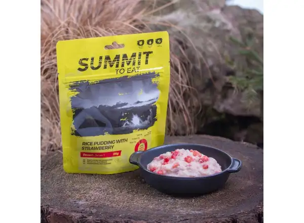 Summit To Eat dehydrated food Rice pudding with strawberries 90 g